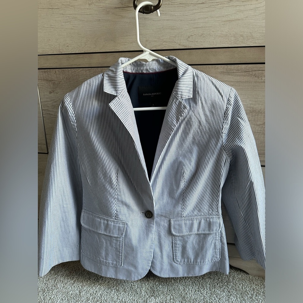 Women’s Banana Republic Striped Blazer